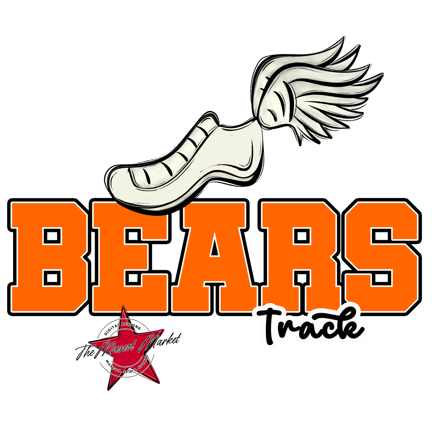 Bears Varsity Track Design-Orange