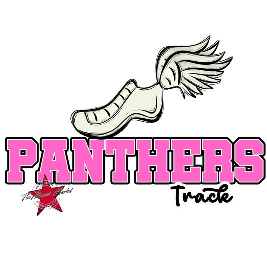 Panthers Varsity Track-Baby Pink