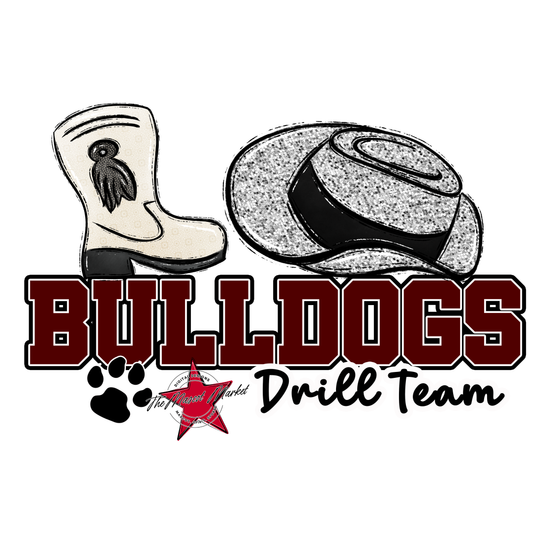 Bulldogs Varsity Drillteam-Maroon