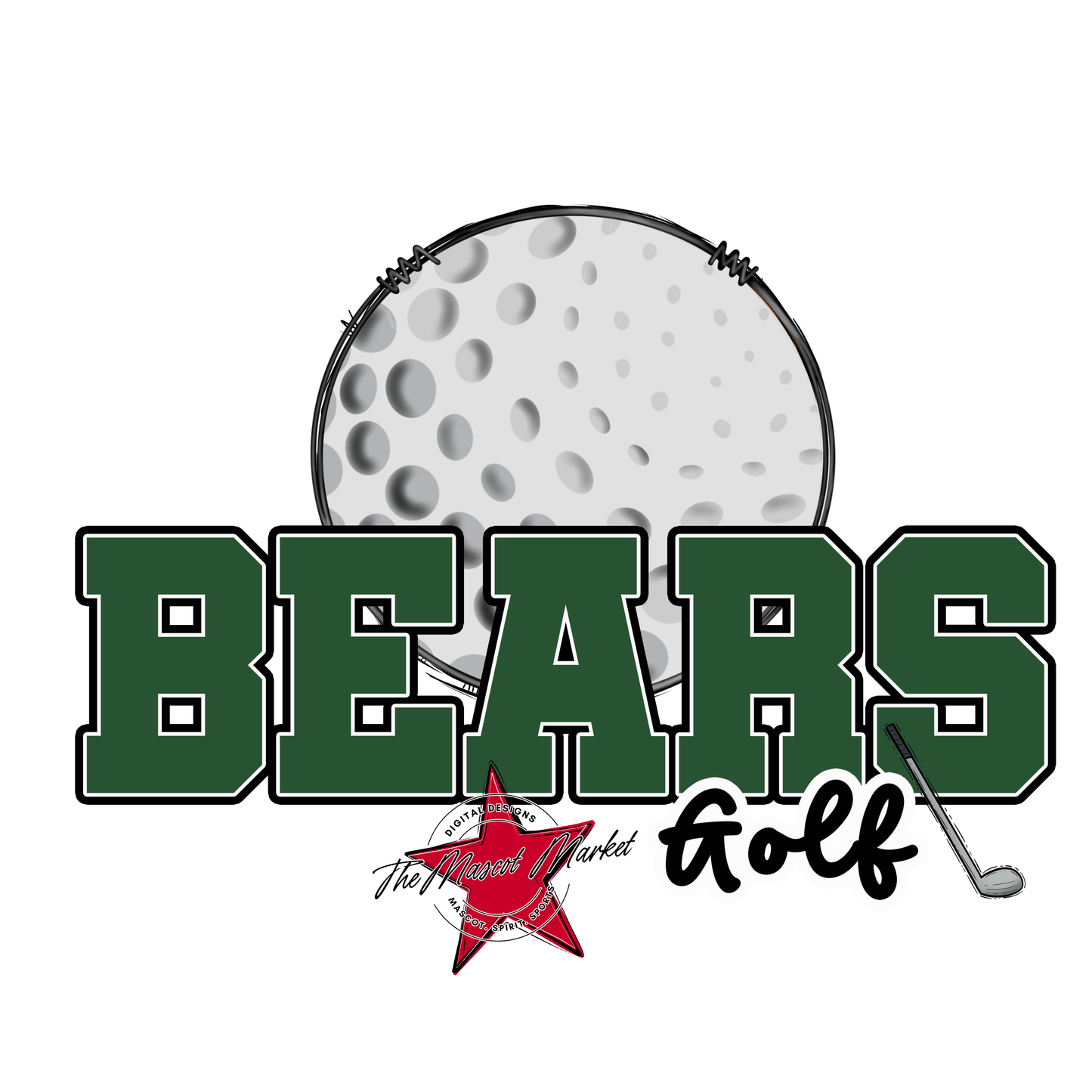 Bears Varsity Golf Design-Green