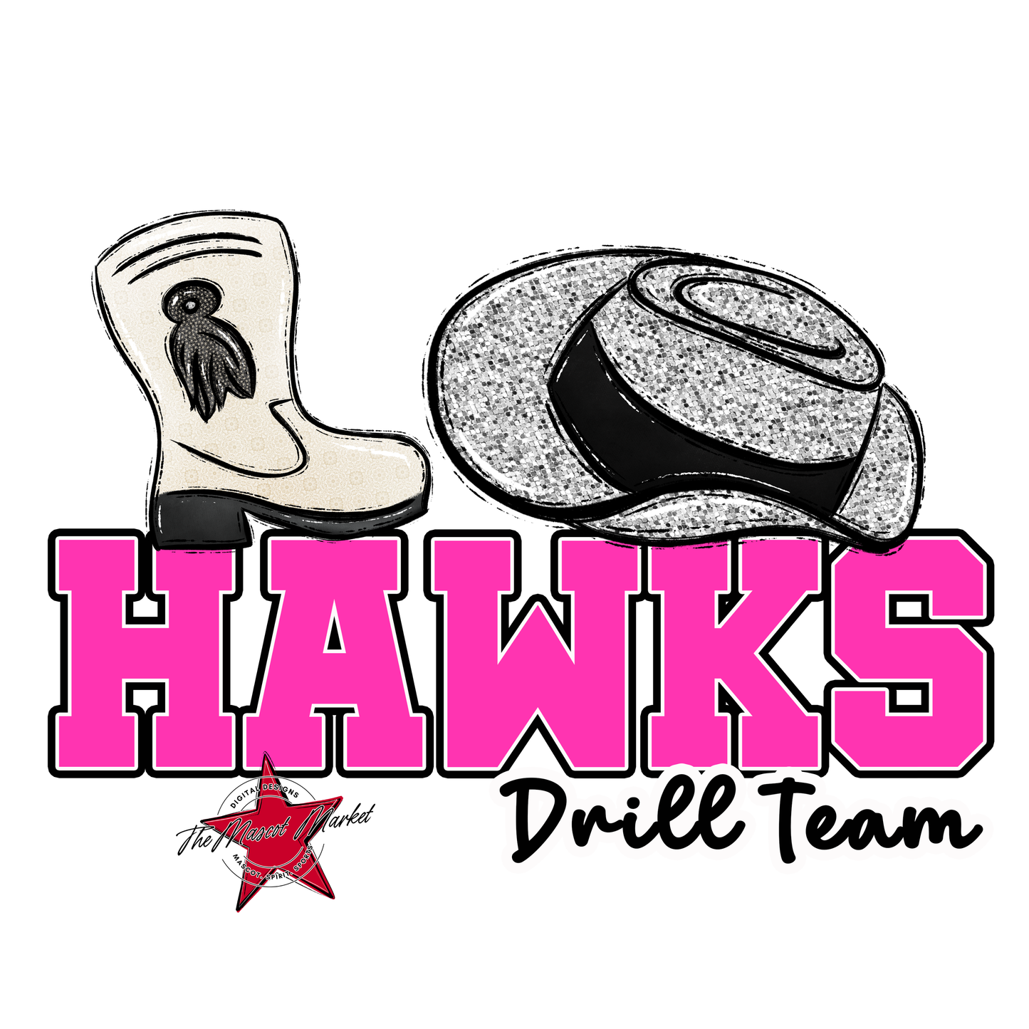 Hawks Varsity Drillteam-Pink