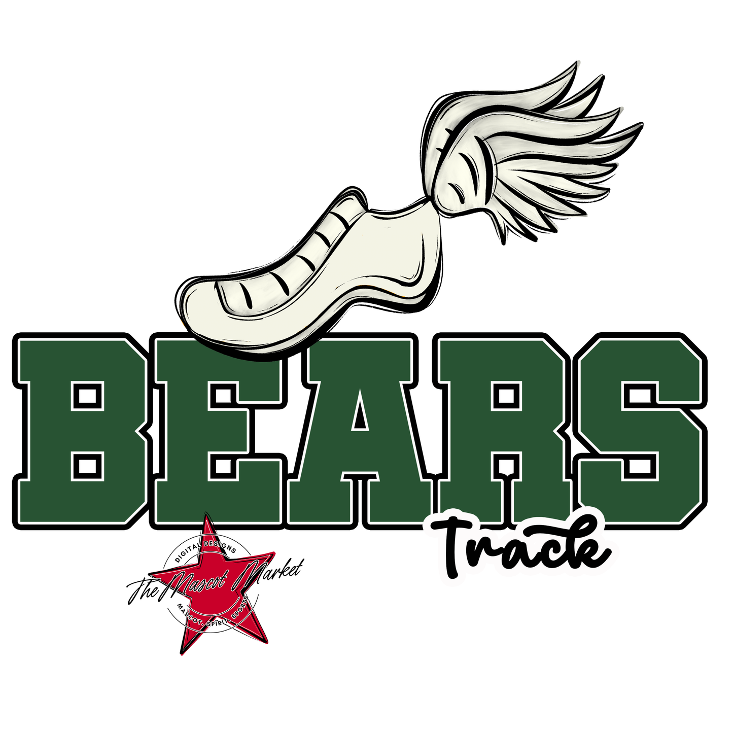 Bears Varsity Track Design-Green