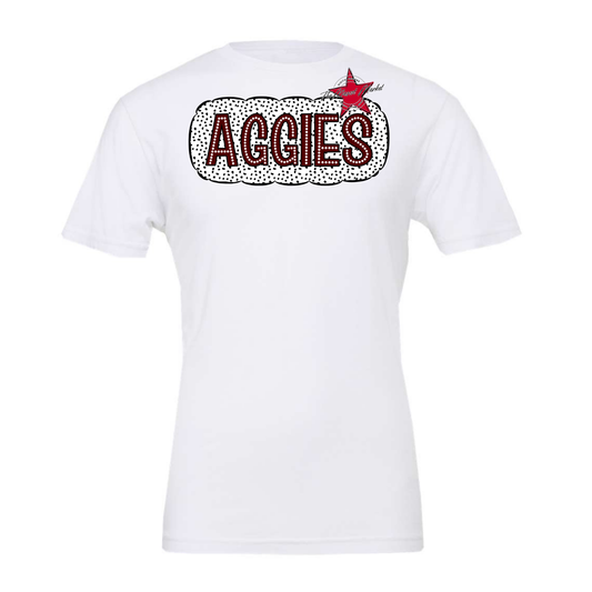 Aggies Dot Marquee Design-Maroon