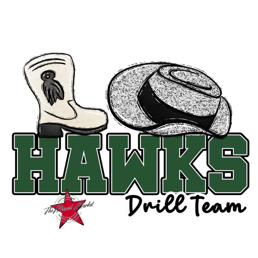 Hawks Varsity Drillteam-Green