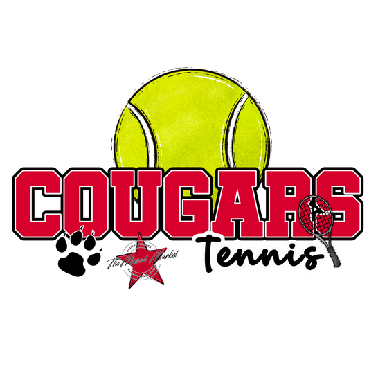 Cougars Varsity Tennis-Red