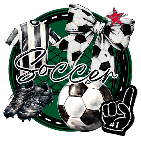 Circle Soccer Design-Green