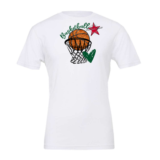 Basketball Sequins w Net-Green