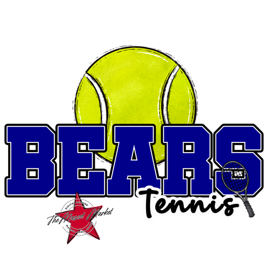 Bears Varsity Tennis Design-Blue