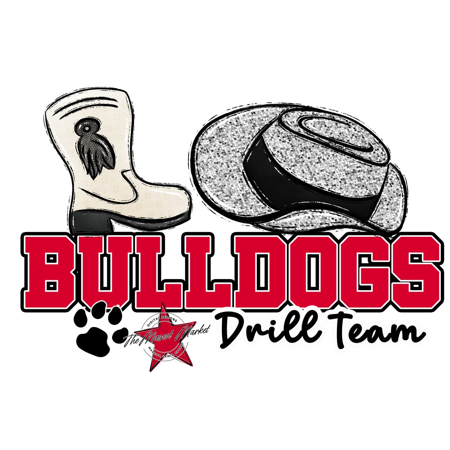 Bulldogs Varsity Drillteam-Red