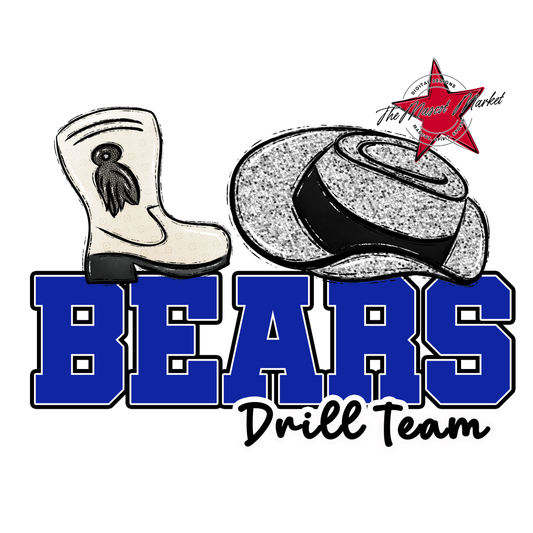 Bears Varsity Drillteam Design-Blue