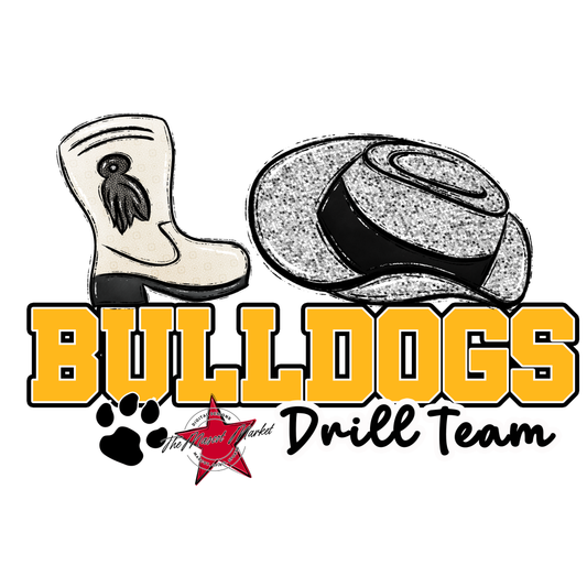 Bulldogs Varsity Drillteam-Yellow