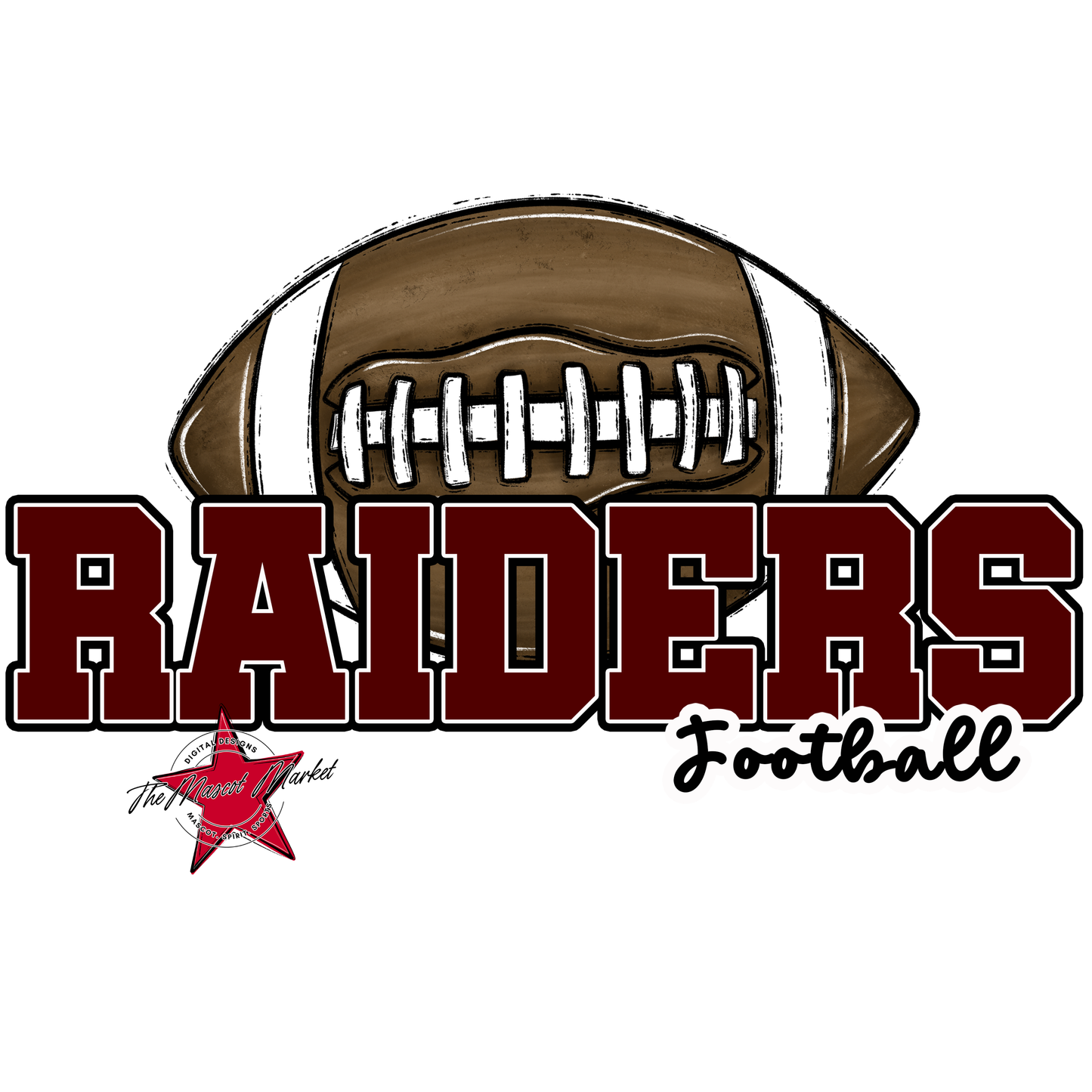 Raiders Varsity Football-Maroon