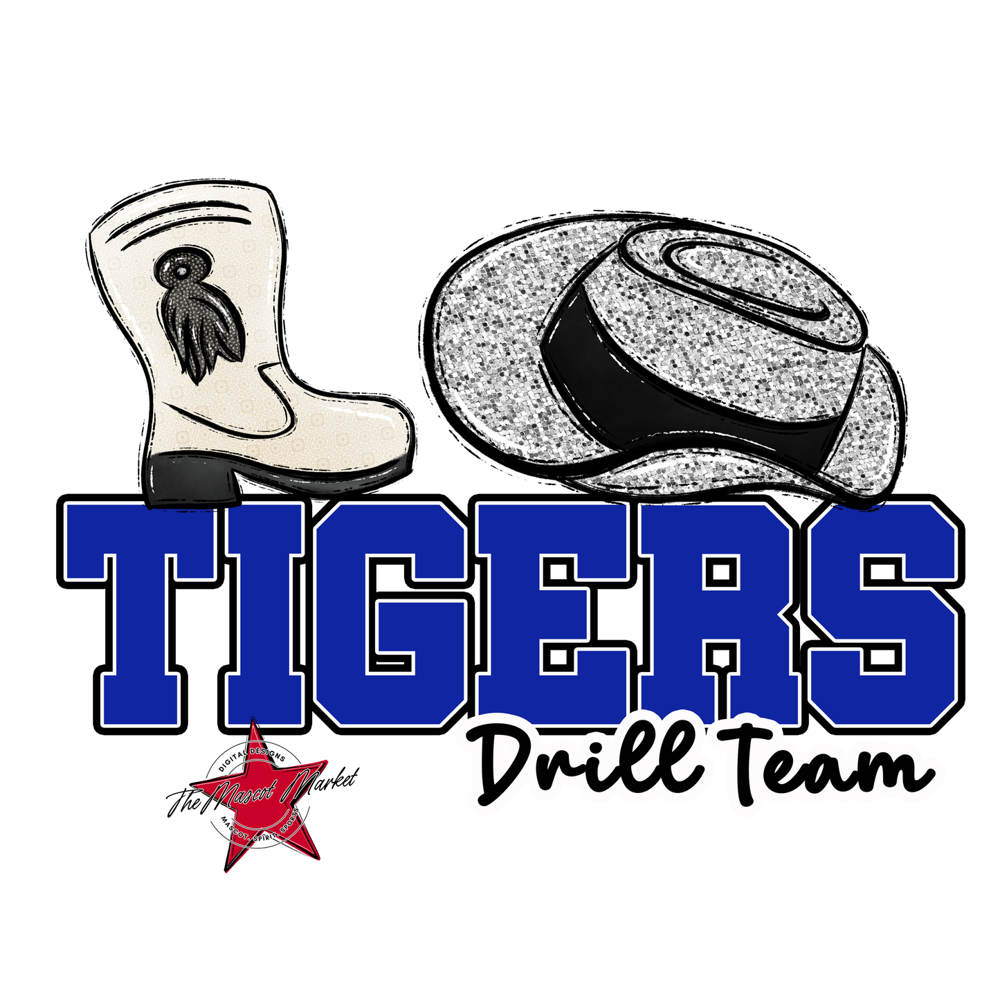 Tigers Varsity Drillteam-Royal Blue