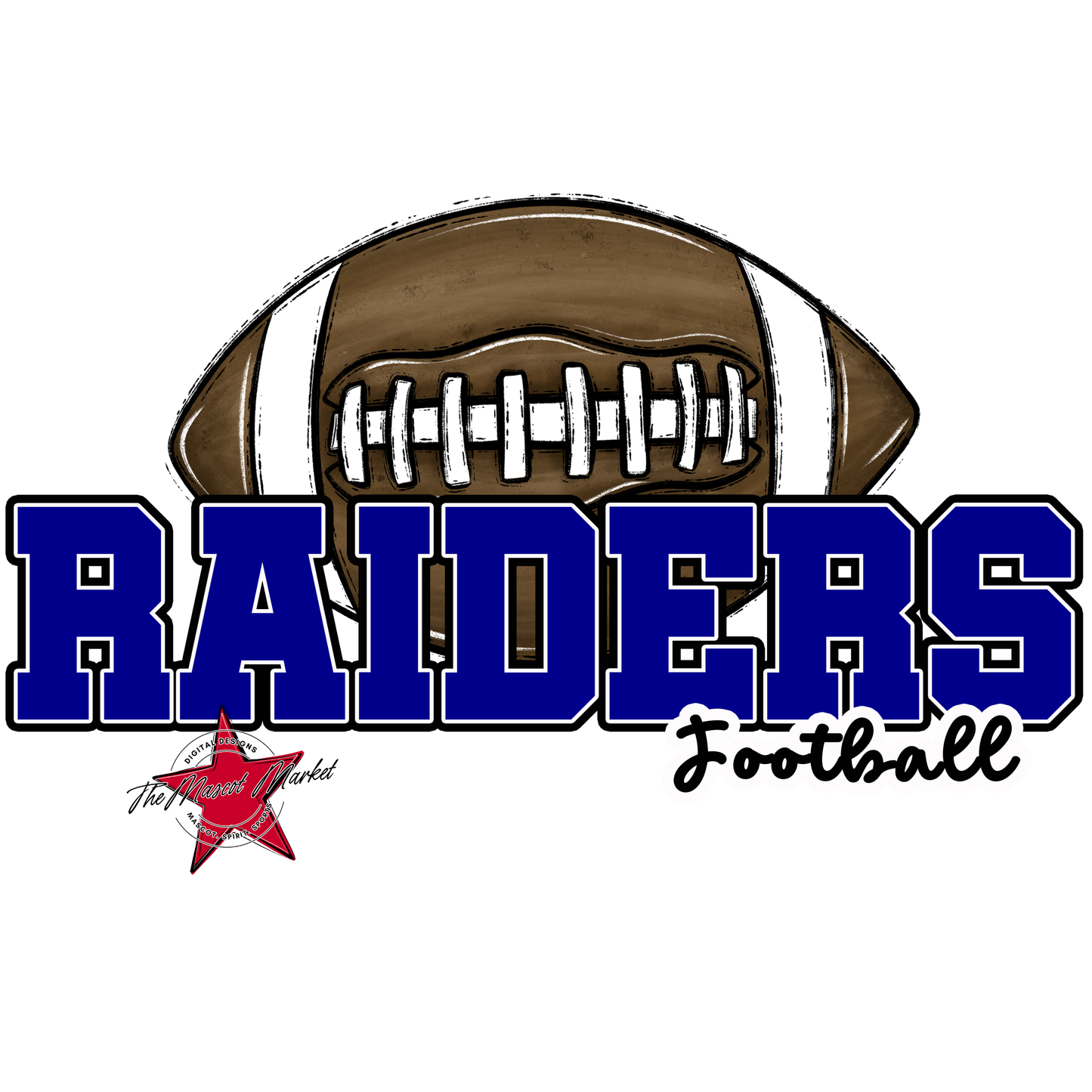 Raiders Varsity Football-Blue
