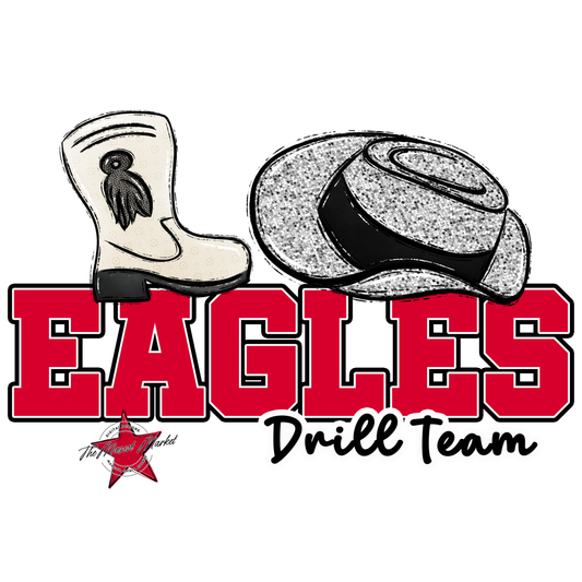 Eagles Varsity Drill Team Design-Red