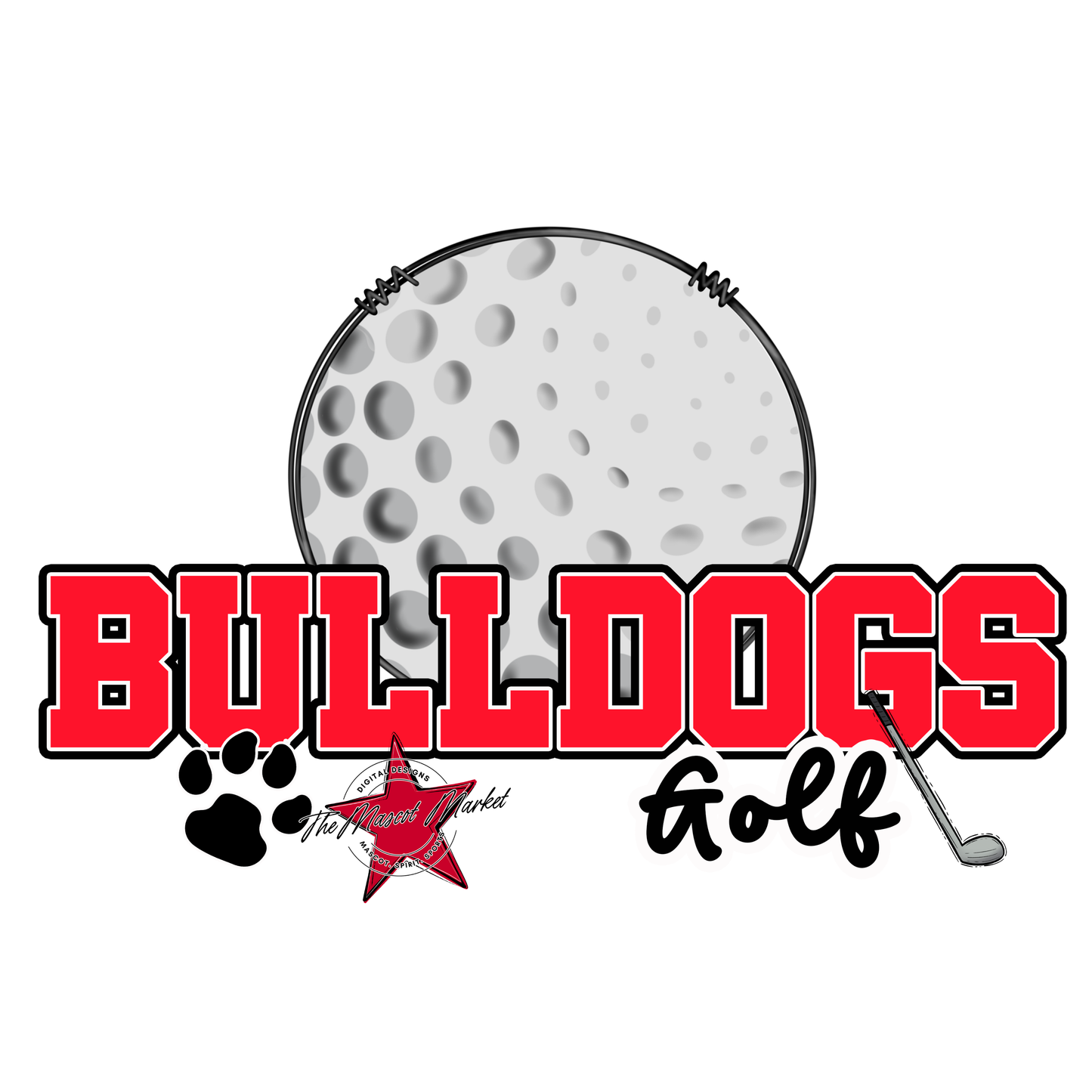 Bulldogs Varsity Golf-Bright Red