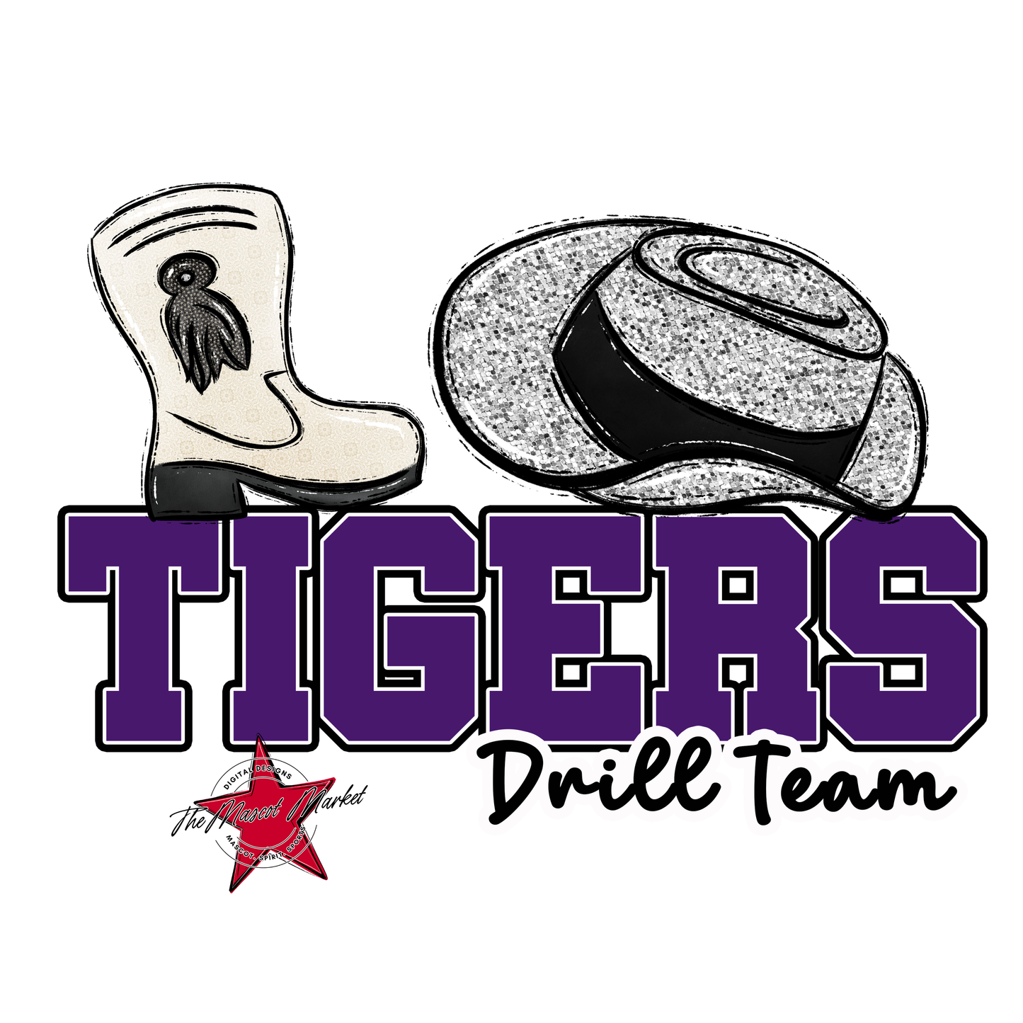 Tigers Varsity Drillteam-Purple