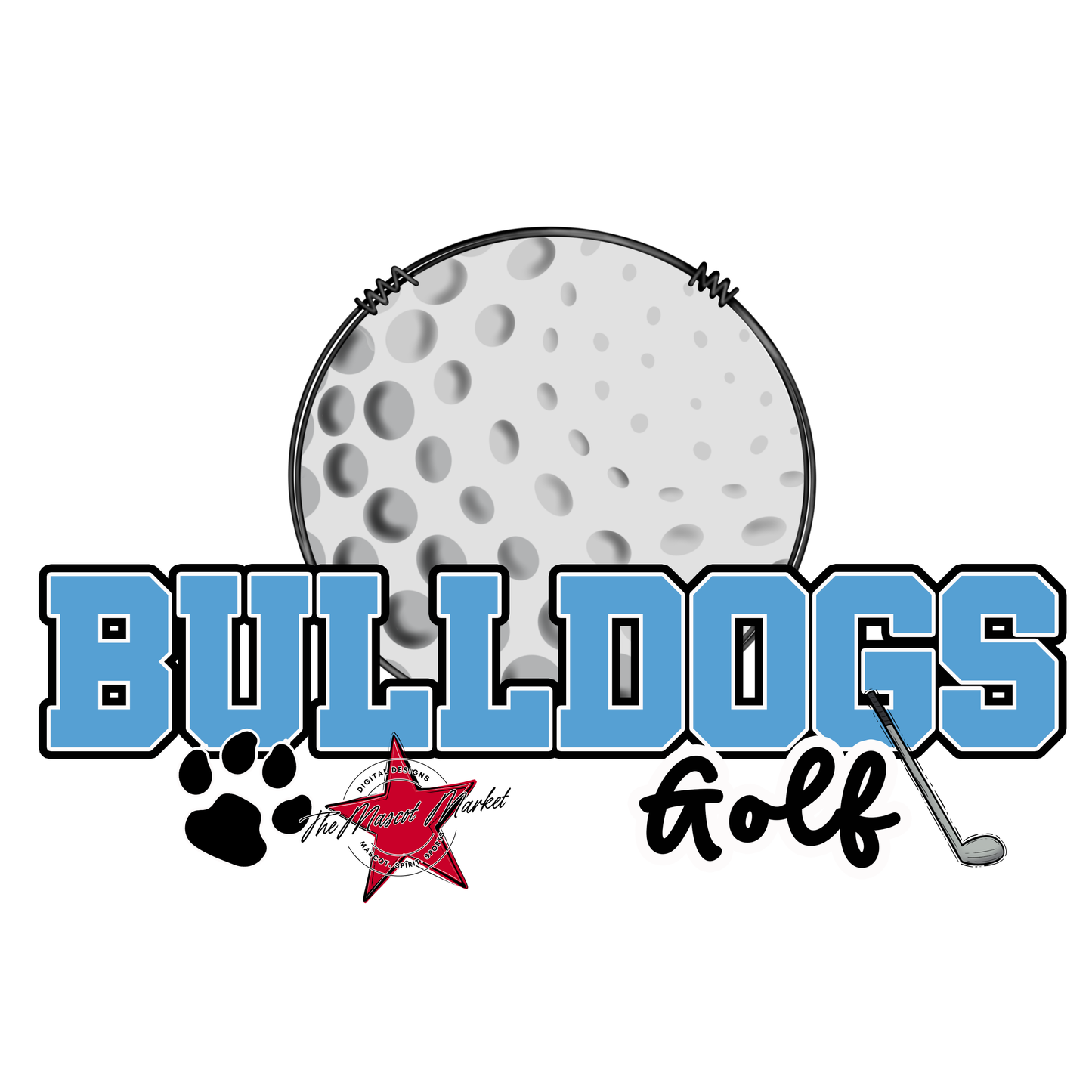 Bulldogs Varsity Golf-Carolina Blue