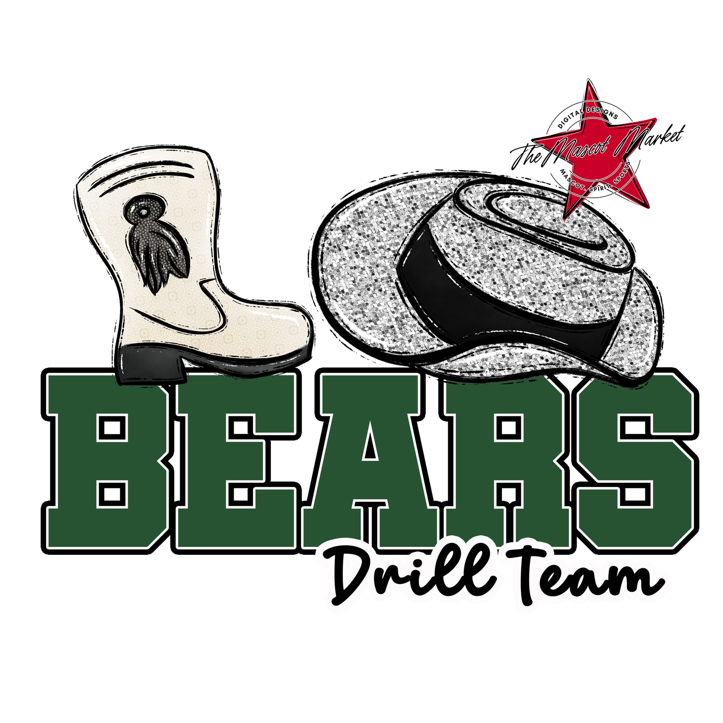 Bears Varsity Drillteam Design-Green