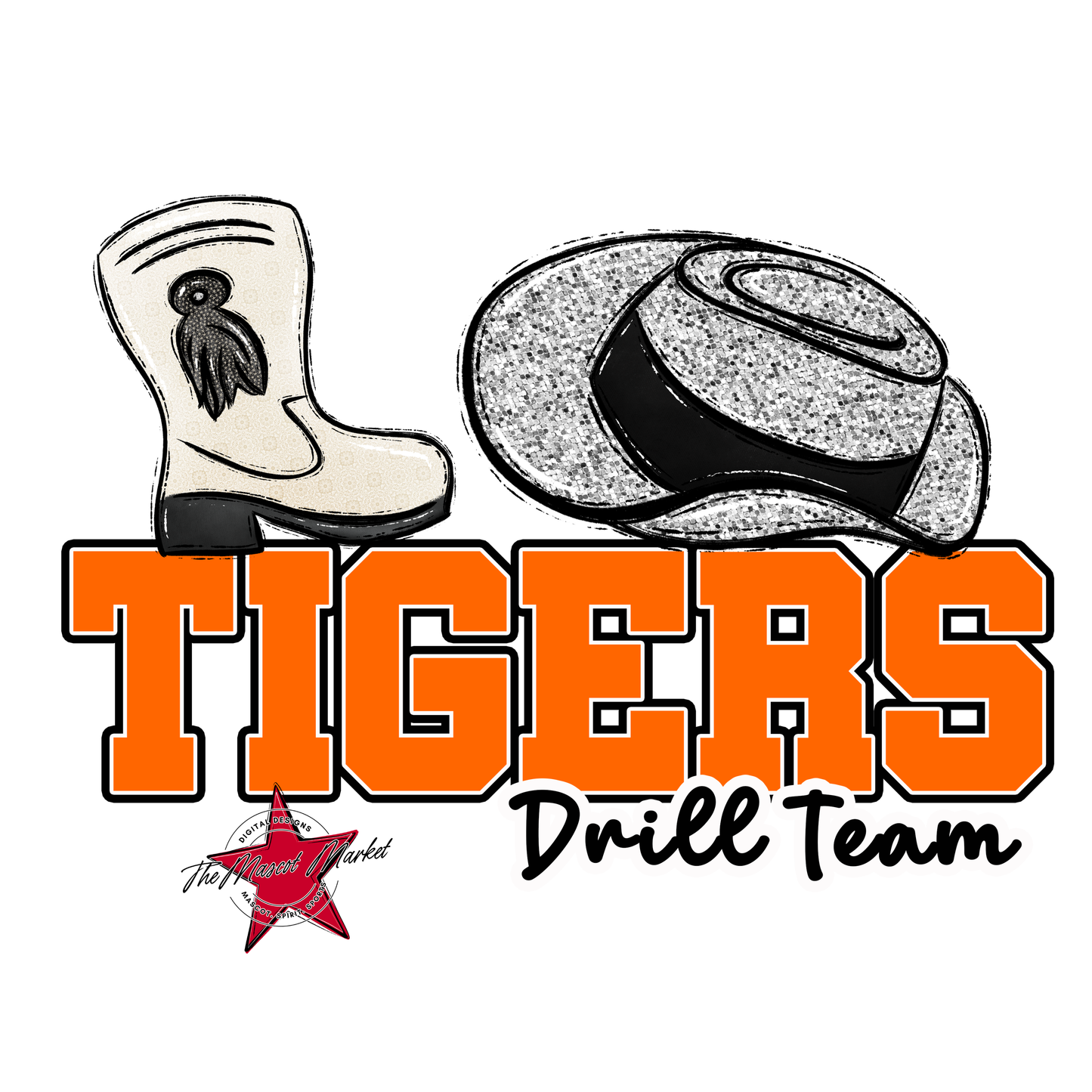 Tigers Varsity Drillteam-Orange