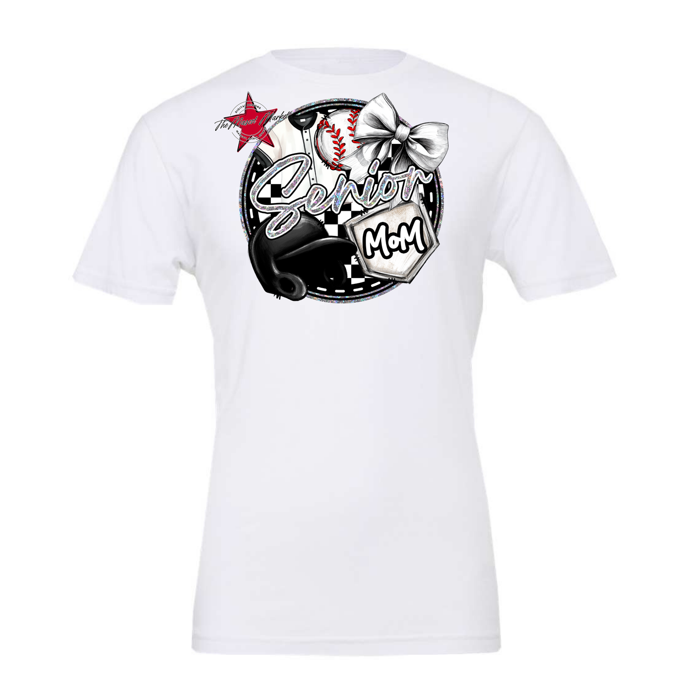 Senior Baseball Mom Design-Silver