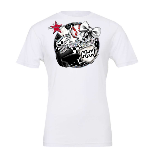 Senior Baseball Mom Design-Silver