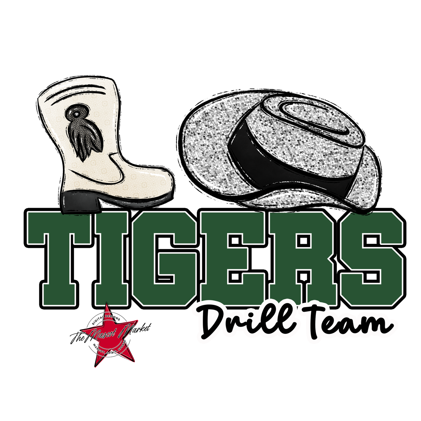 Tigers Varsity Drillteam-Green