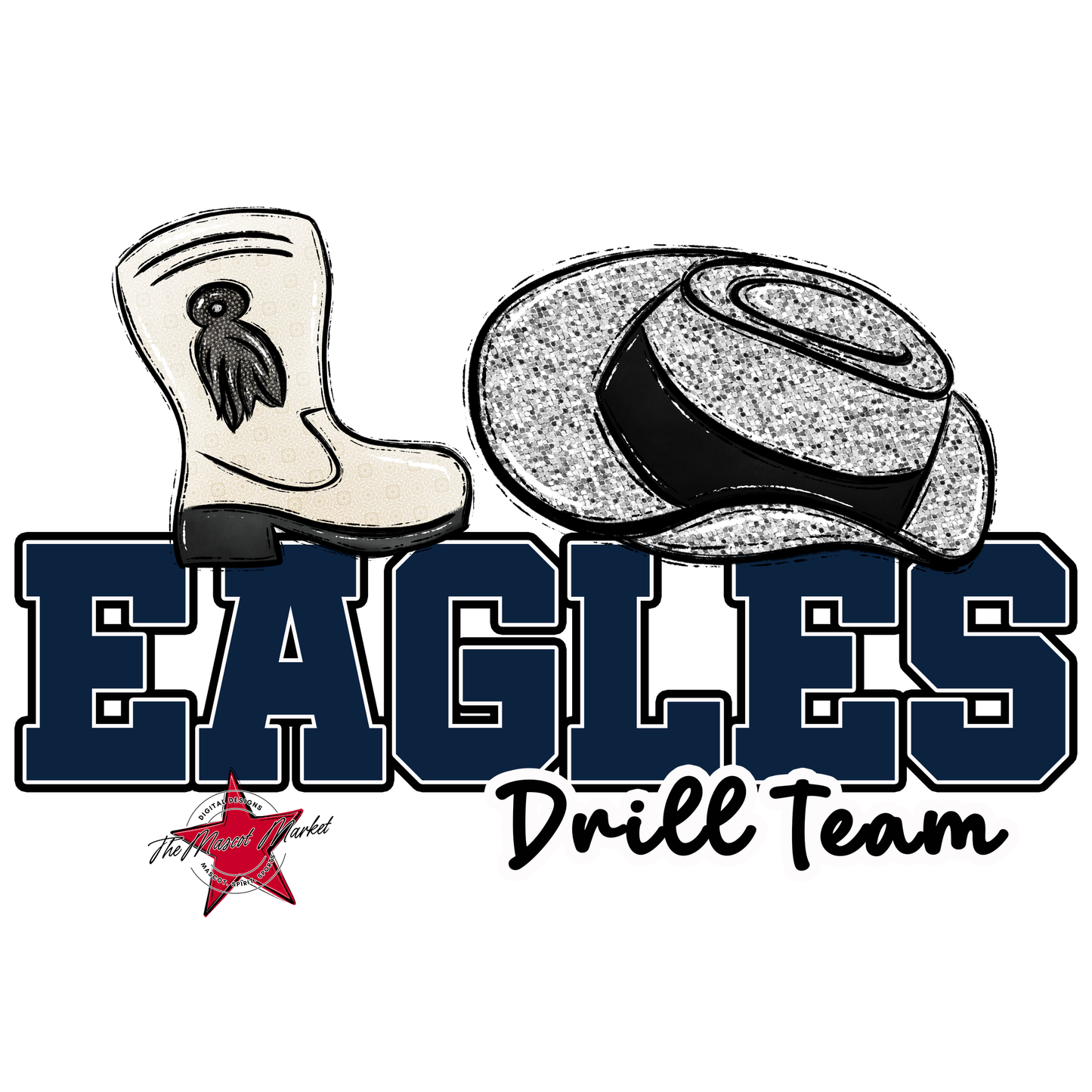 Eagles Varsity Drill Team Design-Navy