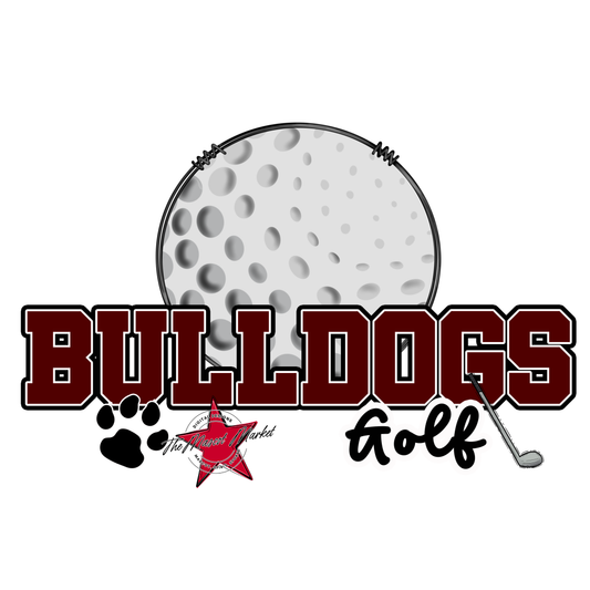 Bulldogs Varsity Golf-Maroon