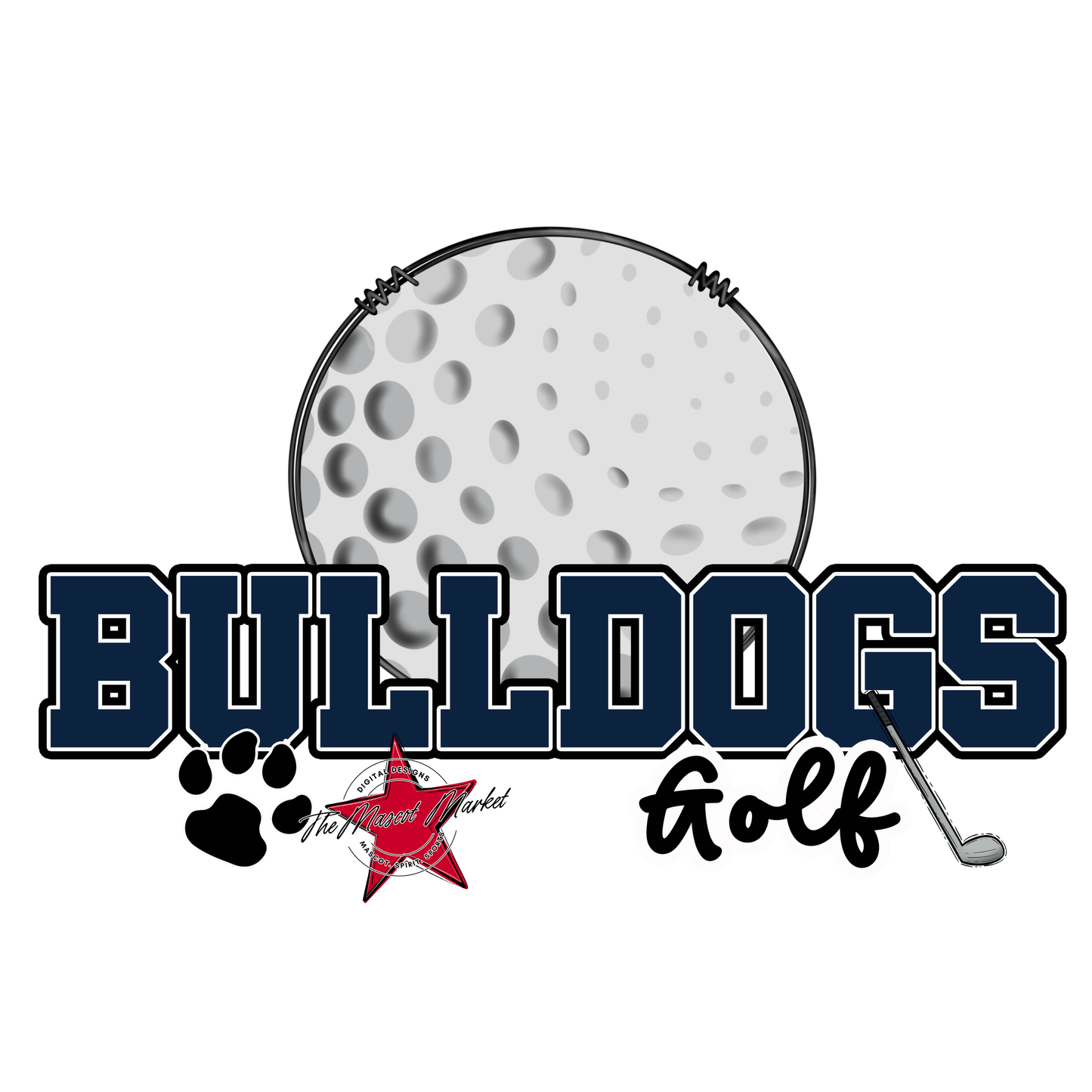 Bulldogs Varsity Golf-Navy
