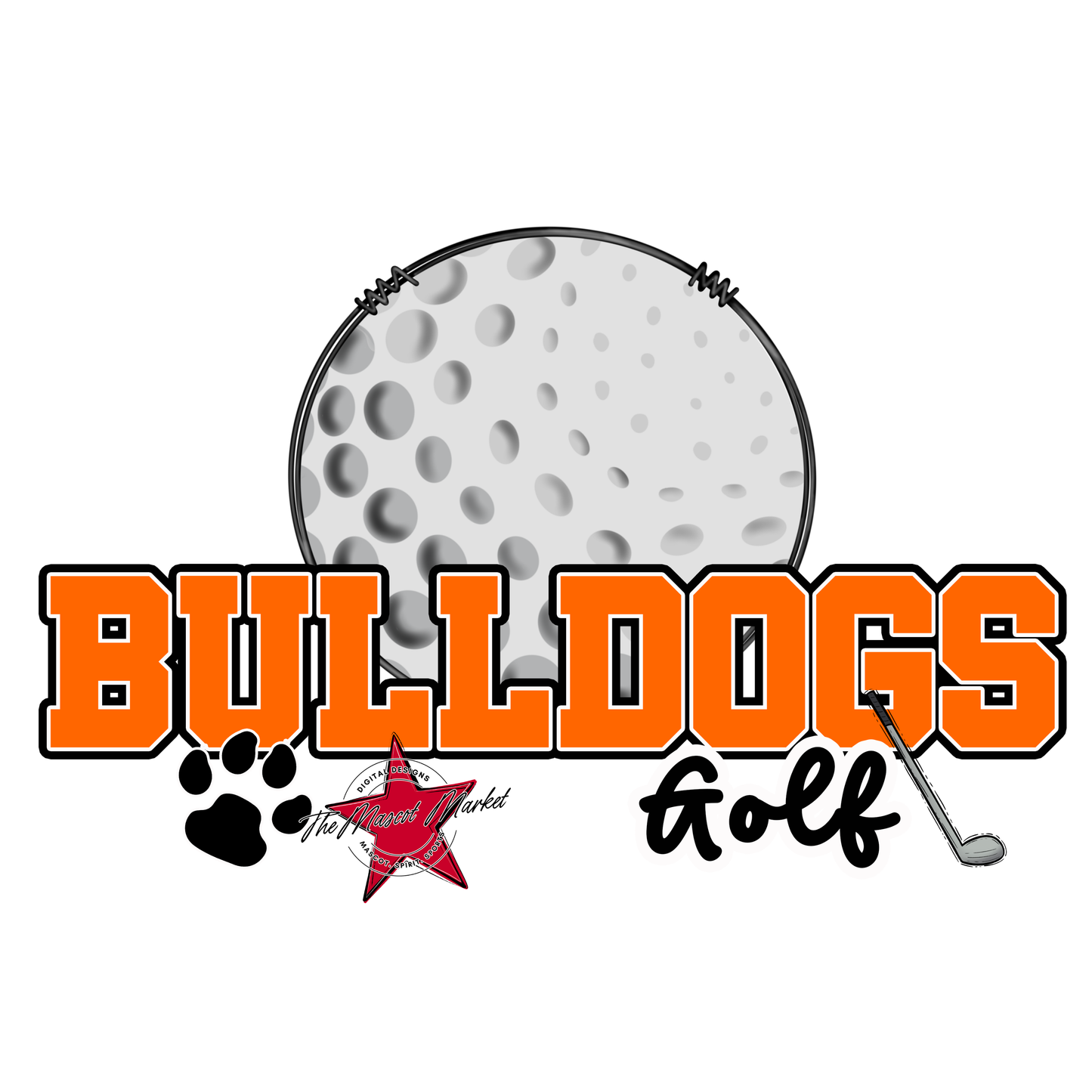 Bulldogs Varsity Golf-Orange