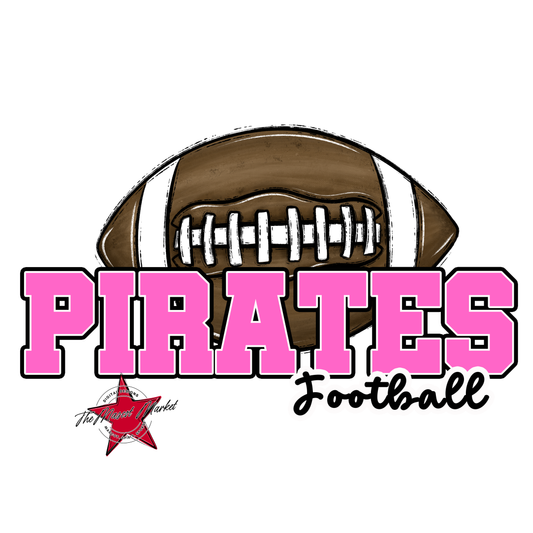 Pirates Varsity Football-Baby Pink