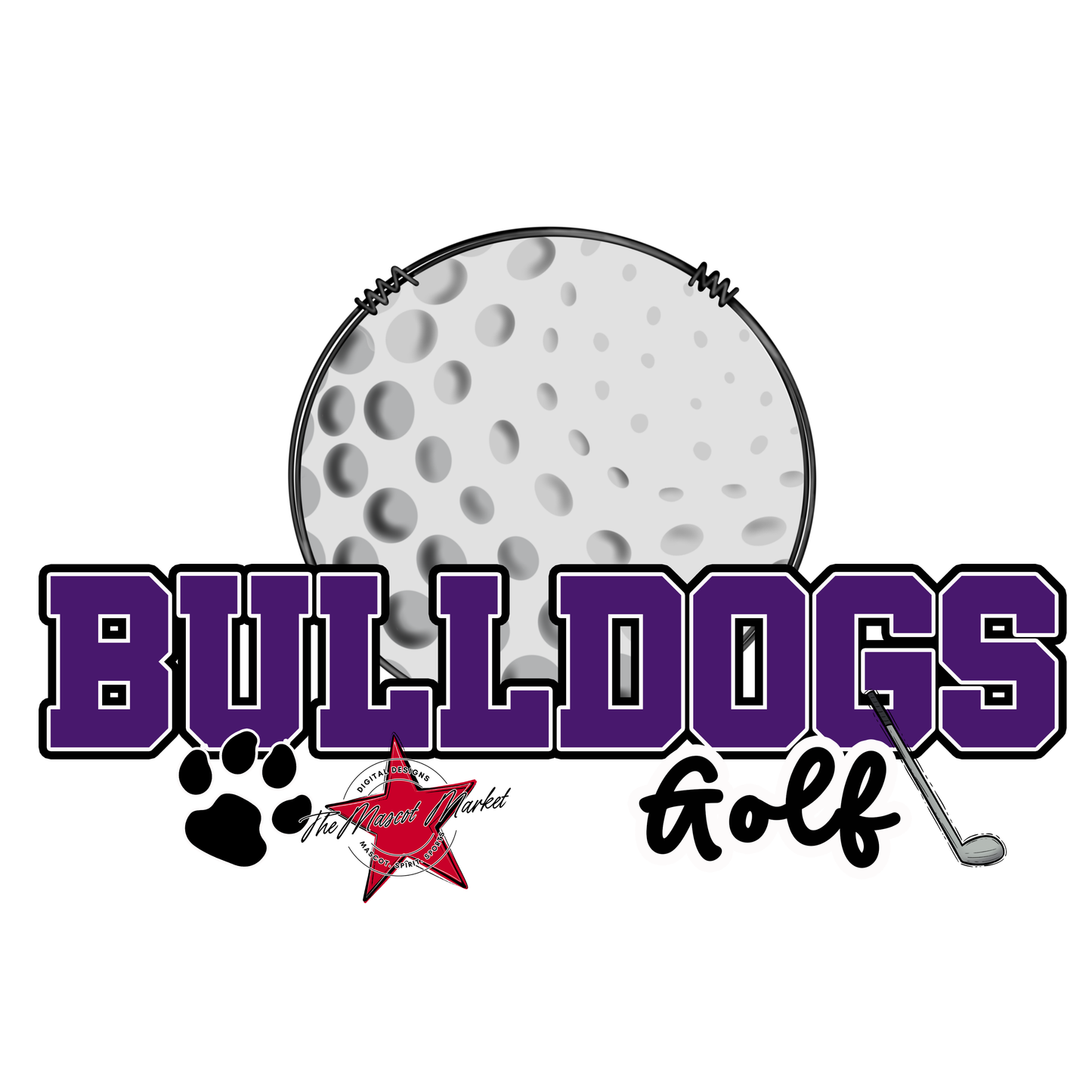 Bulldogs Varsity Golf-Purple