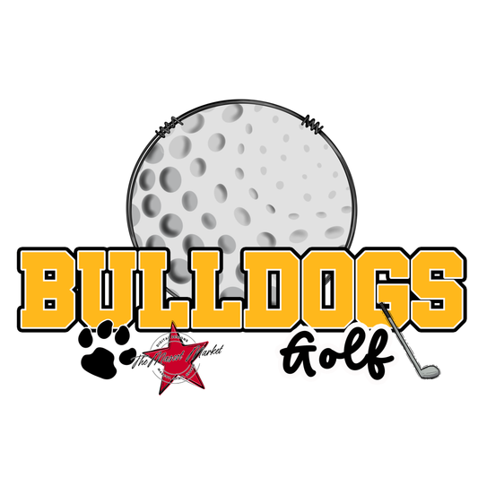 Bulldogs Varsity Golf-Yellow