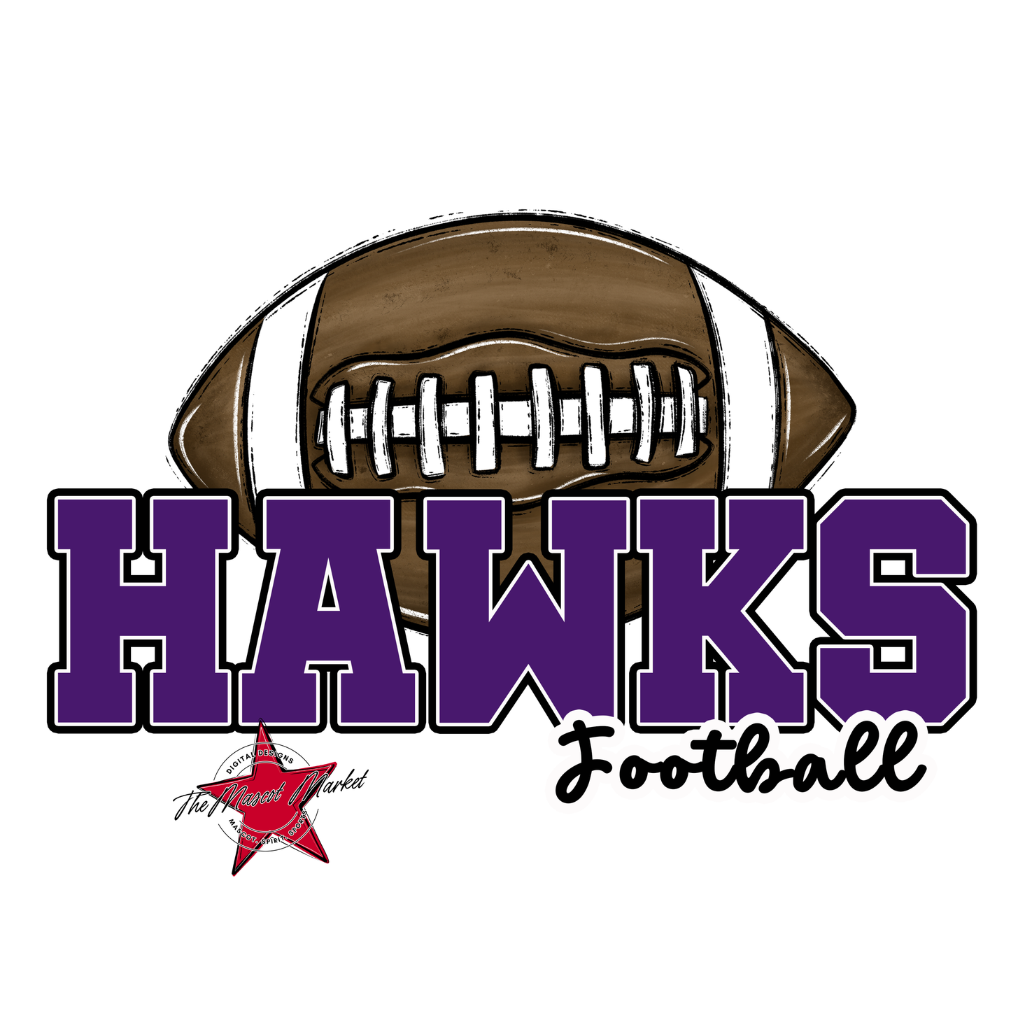 Hawks Varsity Football-Purple