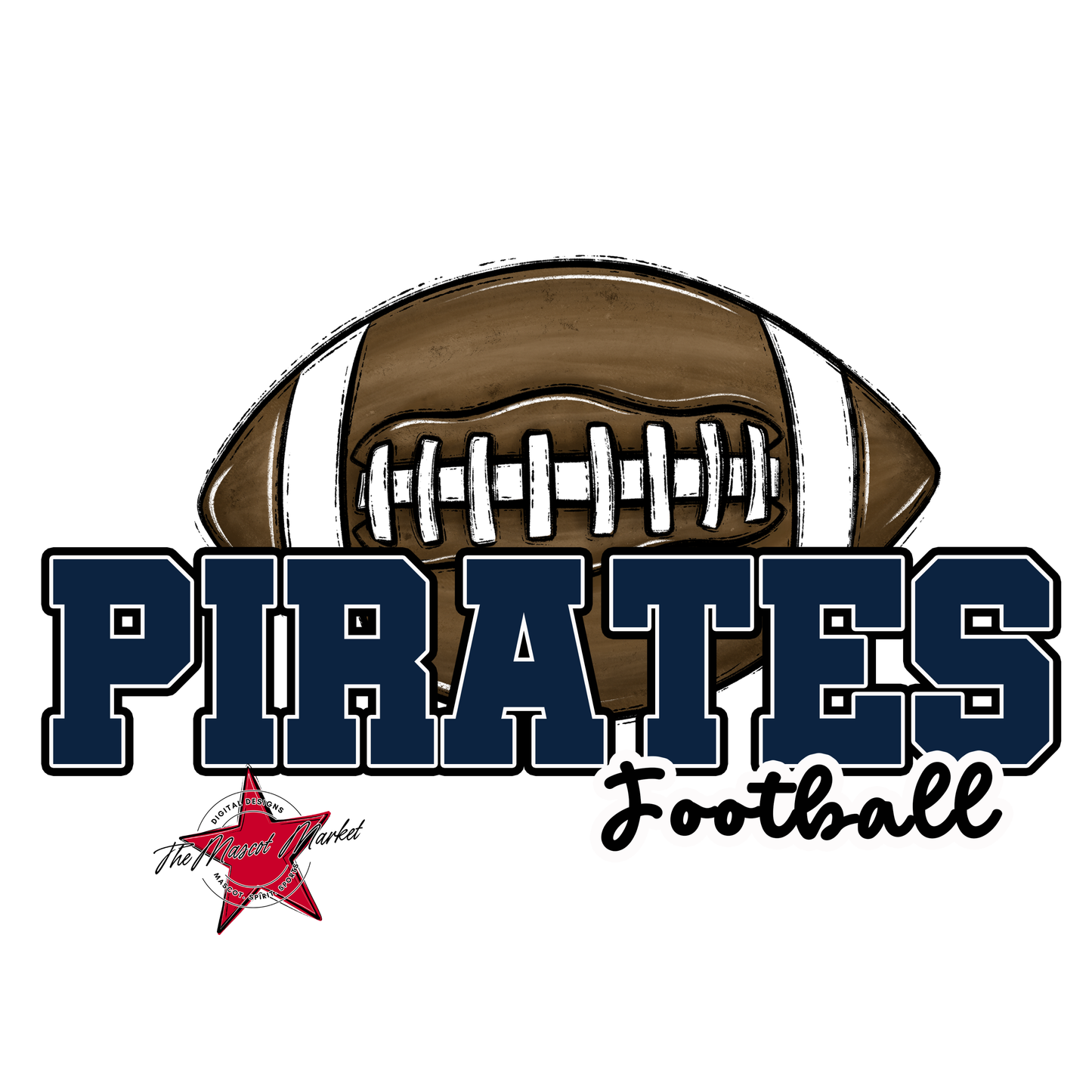 Pirates Varsity Football-Navy