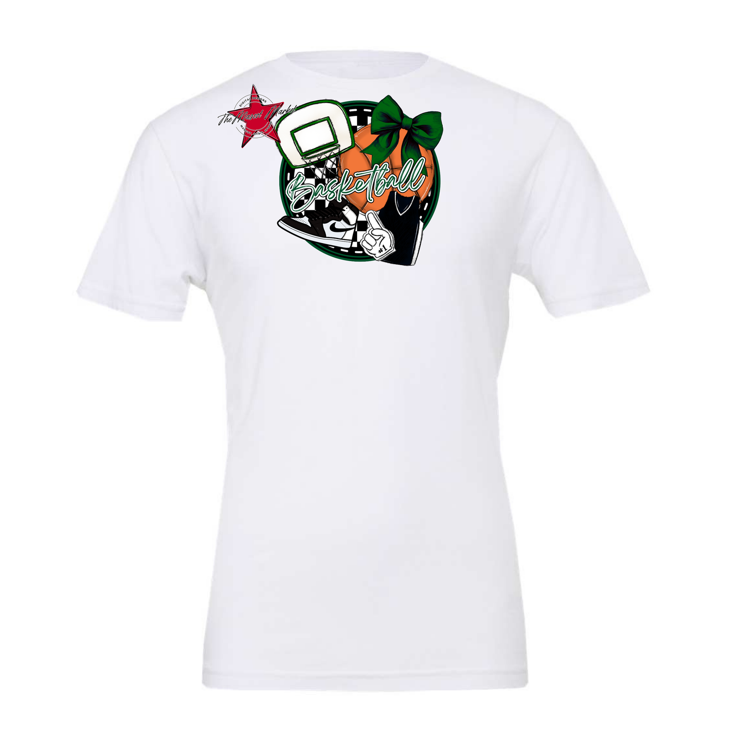 Circle Basketball Design-Green