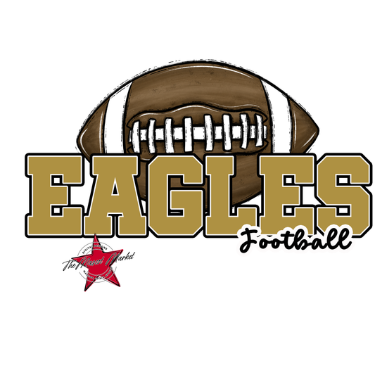 Eagles Varsity Football Design-Gold