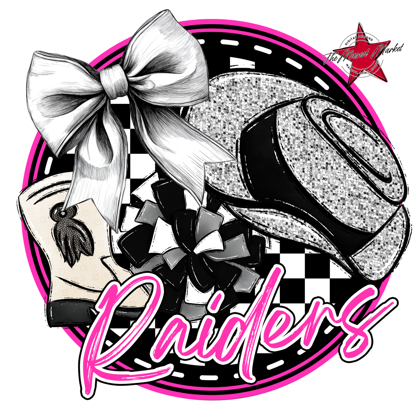 Raiders Circle Drillteam Design-Pink
