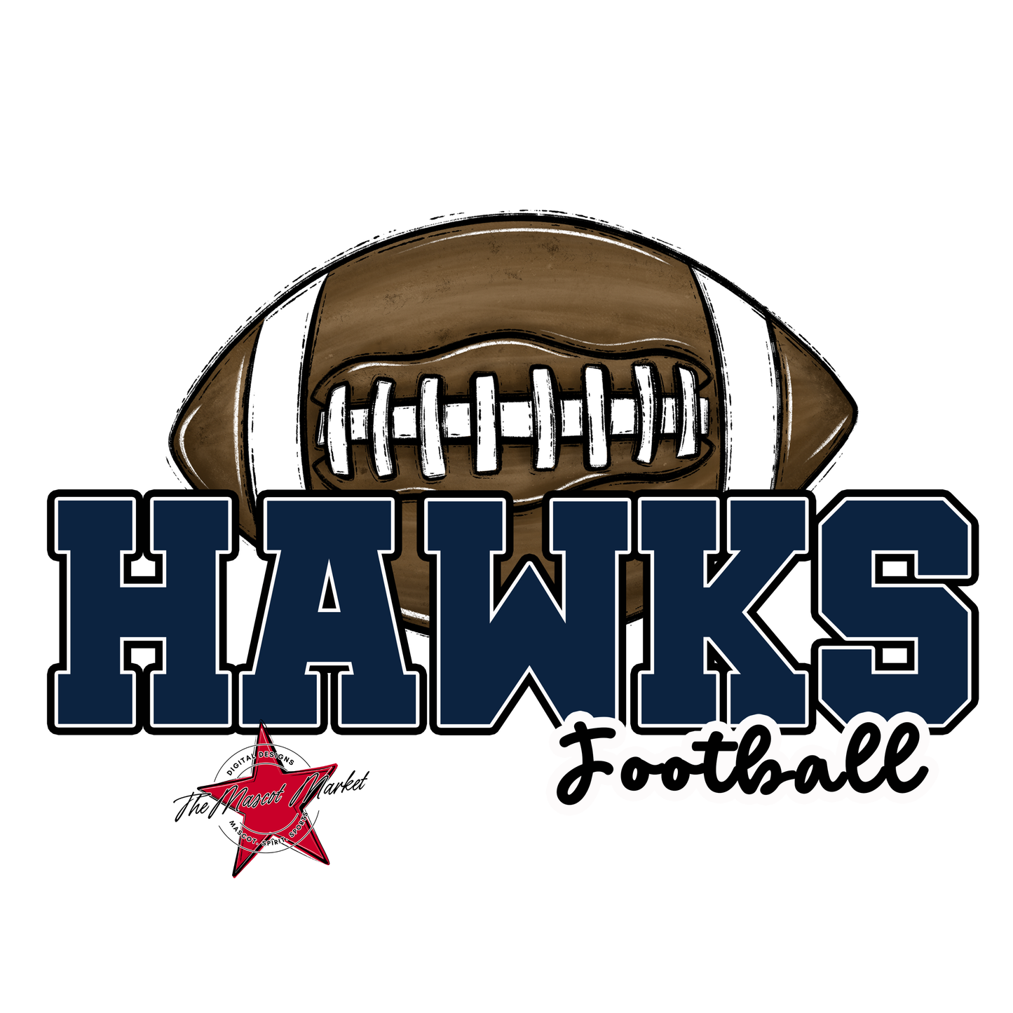 Hawks Varsity Football-Navy