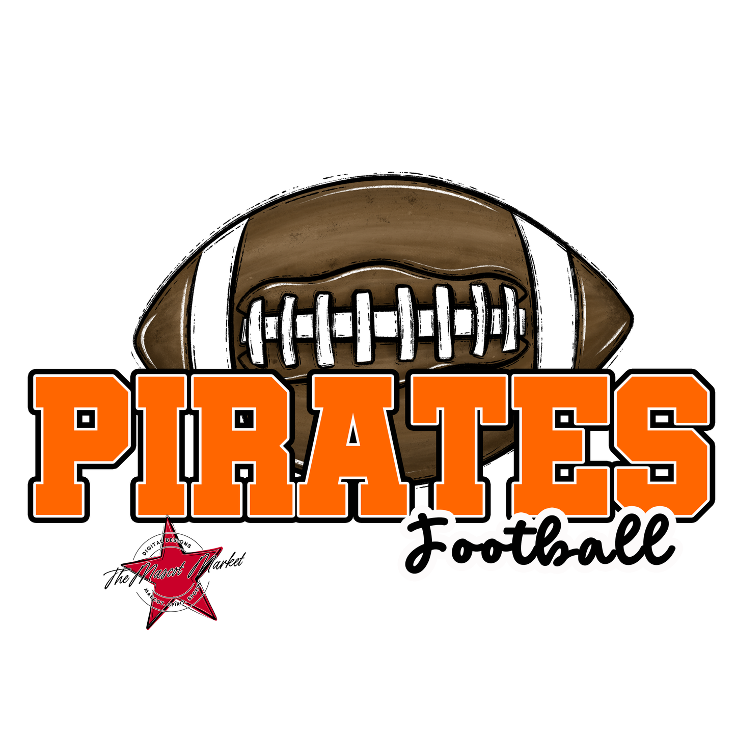 Pirates Varsity Football-Orange
