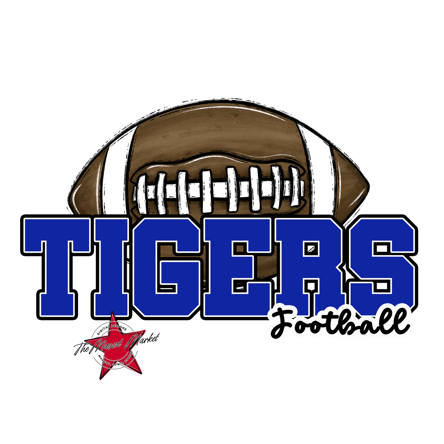 Tigers Varsity Football-Royal Blue
