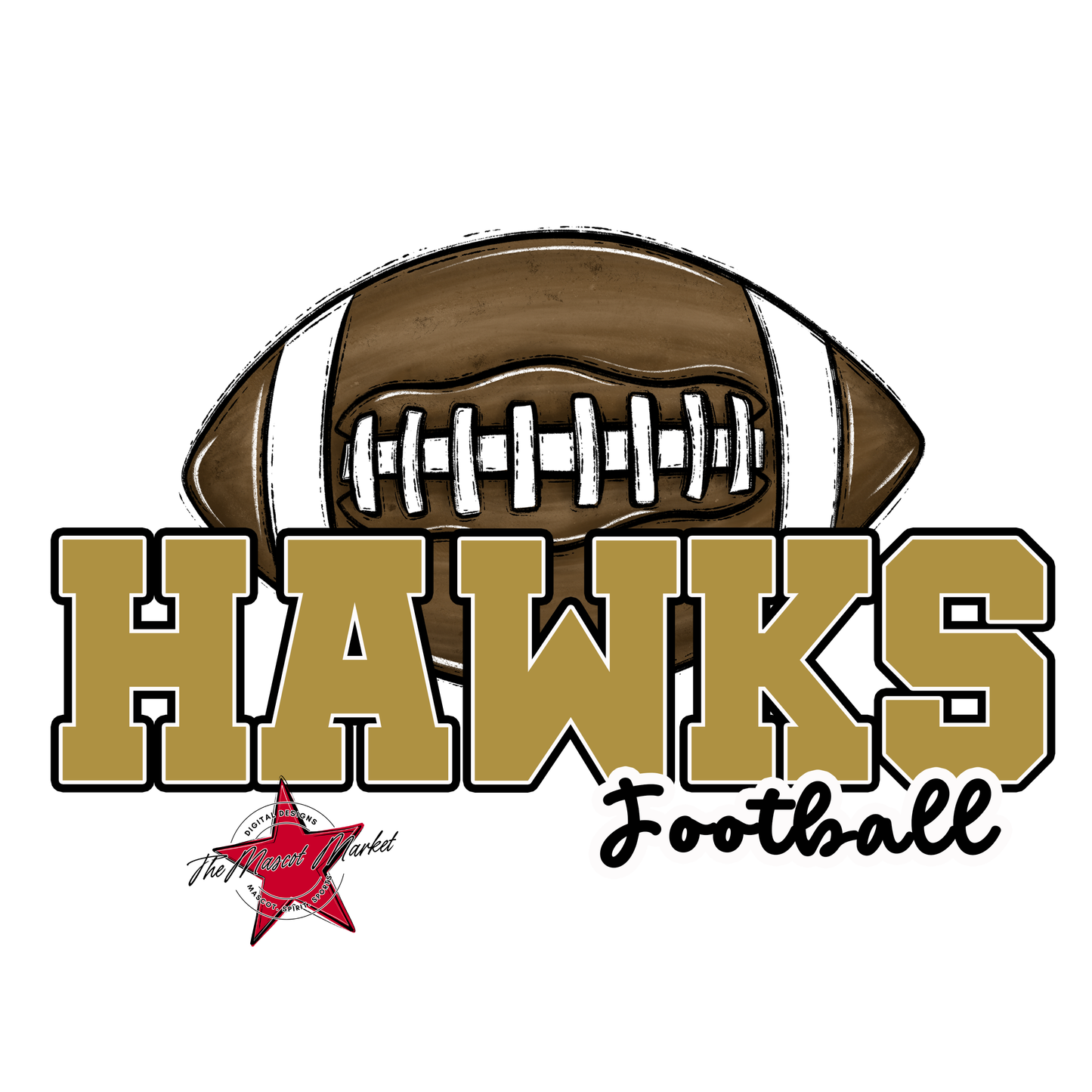 Hawks Varsity Football-Gold