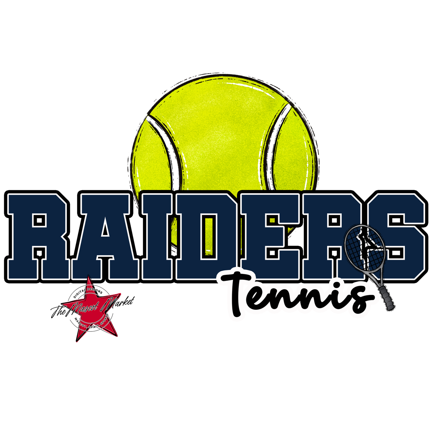 Raiders Varsity Tennis-Navy