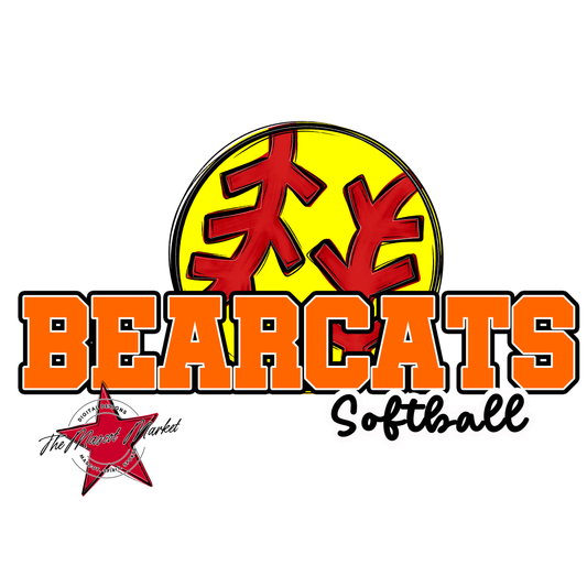 Bearcats Varsity Softball Design-Orange