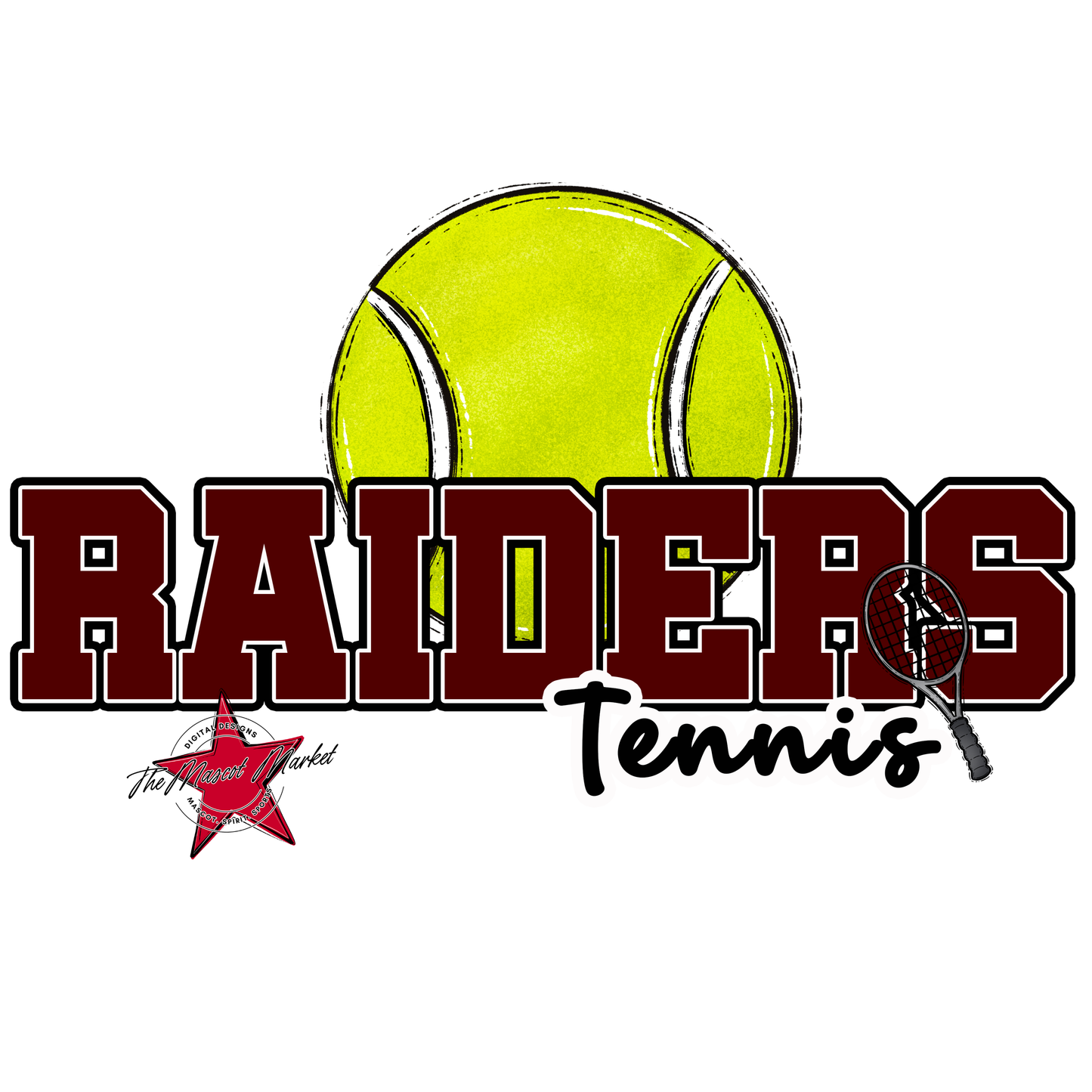 Raiders Varsity Tennis-Maroon