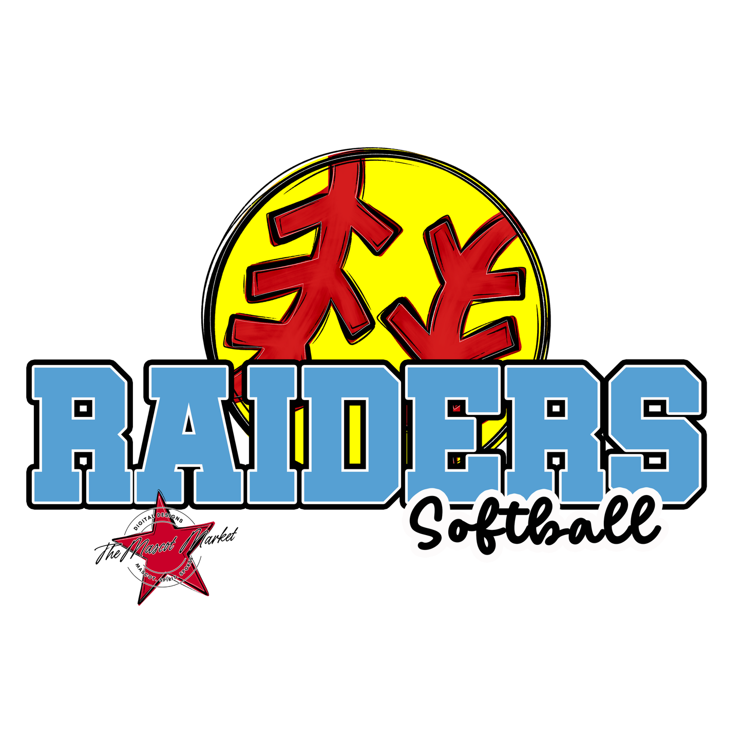 Raiders Varsity Softball-Carolina Blue