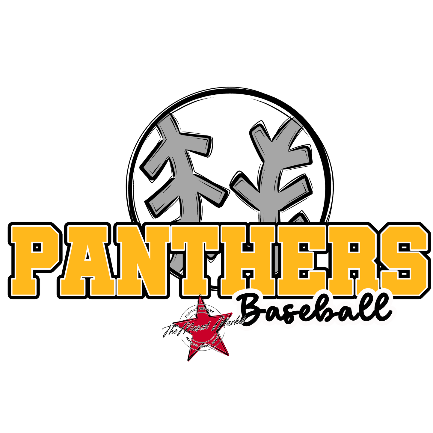 Panthers Varsity Baseball-Yellow