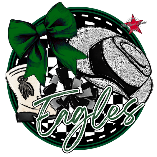 Eagles Circle Drill Team Design-Green