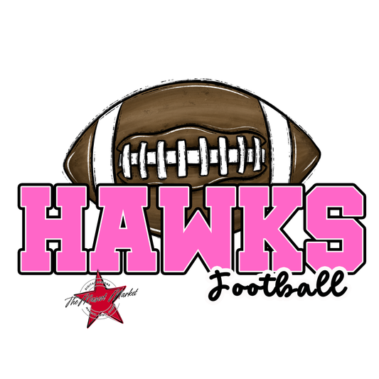 Hawks Varsity Football-Baby Pink